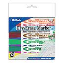 [1272] Bright Color Chisel Tip Dry Erase Markers, Dozen