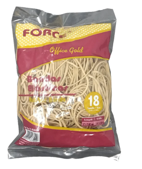 Rubber Bands, No. #18, 1/Lb