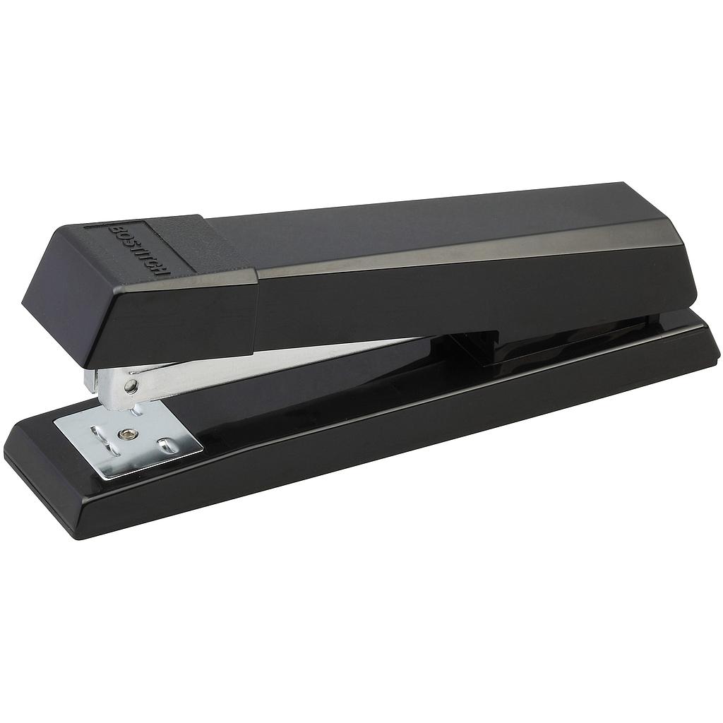 Anti-Jam Executive Half Strip Stapler, 15-Sheet Capacity, Black