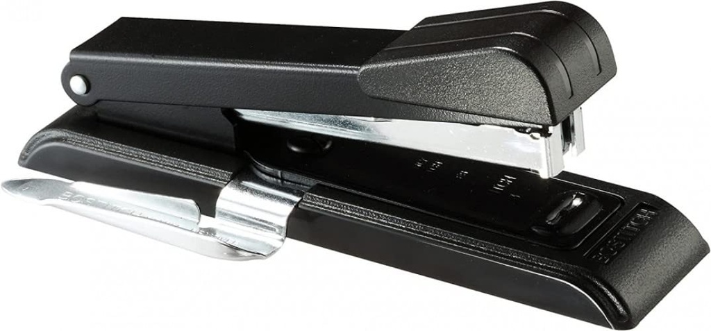 B8 PowerCrown Premium Stapler With Staple Remover, 30-Sheet Capacity, Black