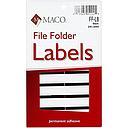 [MFF-L8] Black File Folder Labels, 9/16 x 3-7/16 Inches, 248/Pk