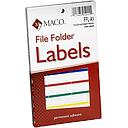 [MFF-LA1] Assorted File Folder Labels, 9/16 x 3-7/16 Inches, 248/Pk
