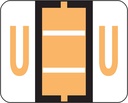 [ESS-18621] End Tab Labels, Letter U, 500/Roll