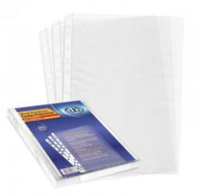 Sheet Protectors Clear with Multi Hole, Letter Size, 100/Box