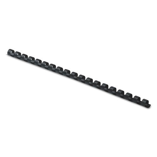 Plastic Comb Bindings, 1/4" Diameter, 20 Sheet Capacity, Black, 100 Combs/Pack(**)B004UM8LGE