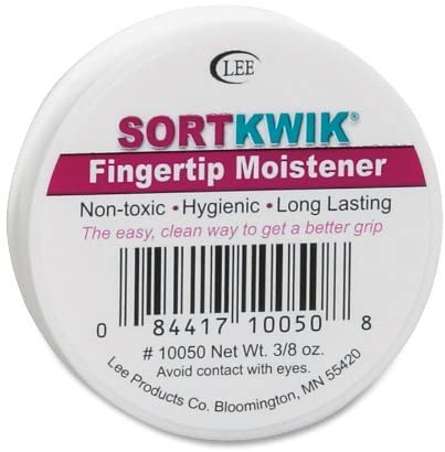 Fingertip Moistener, 3/8 oz, Pink, Each