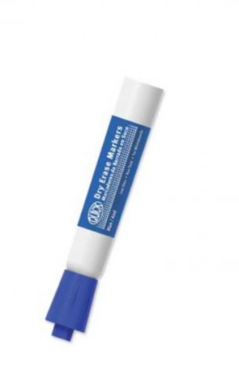 Erase Whiteboard Marker, Blue, Dozen