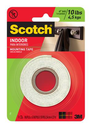 Mounting Tape Heavy Duty, 1" x 50", Each (70009127146)