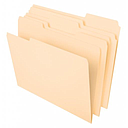 [PFX-3701/3] Interior File Folders, 1/3 Cut Top Tab, Letter, Manila 100/Box