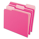 [PFX-421013-PIN] Interior File Folders, 1/3 Cut Top Tab, Letter, Pink, 100/Box