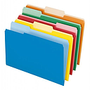 [PFX-435013-ASST] Interior File Folders, 1/3 Cut Top Tab, Legal, Bright Assorted, 100/Box