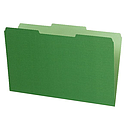 [PFX-435013-BGR] Interior File Folders, 1/3 Cut Top Tab, Legal, Br. Green, 100/Box