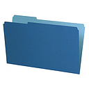 [PFX-435013-BLU] Interior File Folders, 1/3 Cut Top Tab, Legal, Blue, 100/Box
