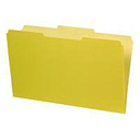 [PFX-435013-YEL] Interior File Folders, 1/3 Cut Top Tab, Legal, Yellow, 100/Box