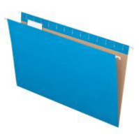 Hanging Folders, 1/5 Tab, Legal, Blue, 25/Box