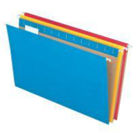 Hanging Folders, 1/5 Tab, Legal, Assorted, 25/Box