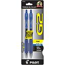 [PIL31032] G2 Premium Retractable Gel Ink Pen, Refillable, Blue Ink, .7mm, 2/Pack