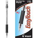 [PIL32010] EasyTouch Ballpoint Stick Pen, Black Ink, 1mm, Dozen