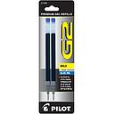 [PIL77290] G2 Blue Refill Bold, 2/Pk