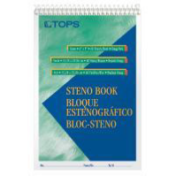 Steno Book, 6" x 9", Gregg Rule, Green Tint Paper, 80 Sheets, Each