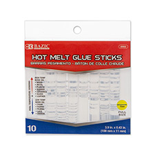 Dual Temp. Full Size Hot Melt Glue Sticks 3.9 x 0.43(10/Box)