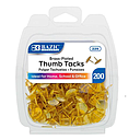 [229] Brass Gold Thumb Tack, 200/Pk