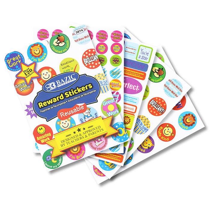 Reward Plastic Sticker Book