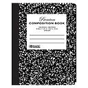 [5051] Composition Book, Unruled, Black Marble