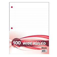 Filler Paper White, 100/Pk