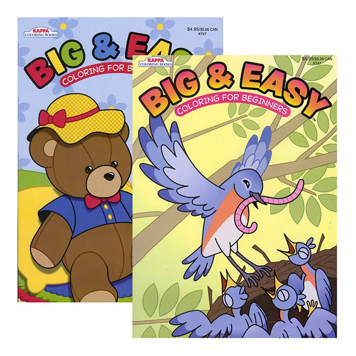 Kappa Big & Easy Coloring Book for Beginners