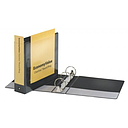 [CRD-90090] Economy Binder, ClearVue, Round Ring, 3", Black, Each