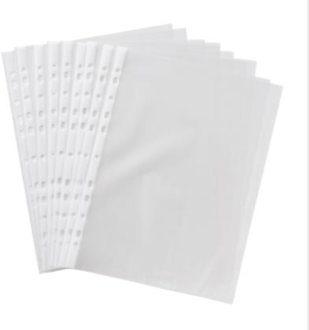 Sheet Protectors Clear with Multi Hole, Letter Size, 25/Pk