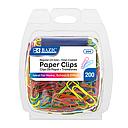 [204] No.1 Regular (33mm) Color Paper Clips, 200/Pack