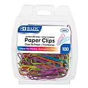 [B-205] Jumbo (50mm) Color Paper Clips, 100/Pack