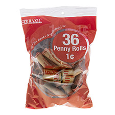 Penny Coin Wrappers, 36/Pk