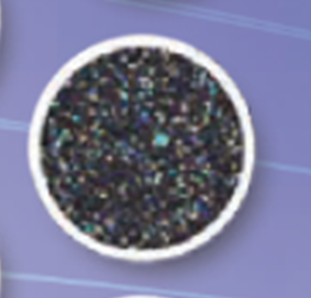 Glitter 3/4 oz Black Blister