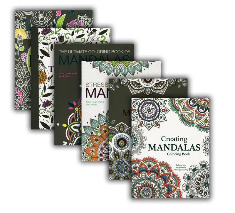 MANDALAS Adult Coloring Books