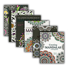 MANDALAS Adult Coloring Books