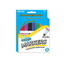 8 Color Broad Line Jumbo Washable Markers