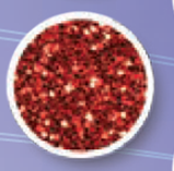 Glitter 3/4 oz Red, Blister