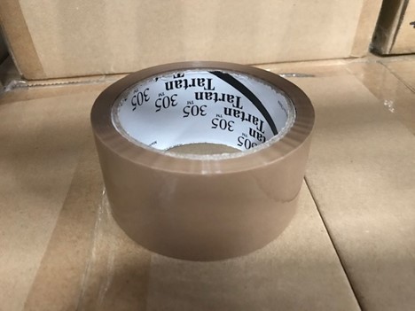 Packaging Tape, 2", 48 x 50yds, Tan, Roll