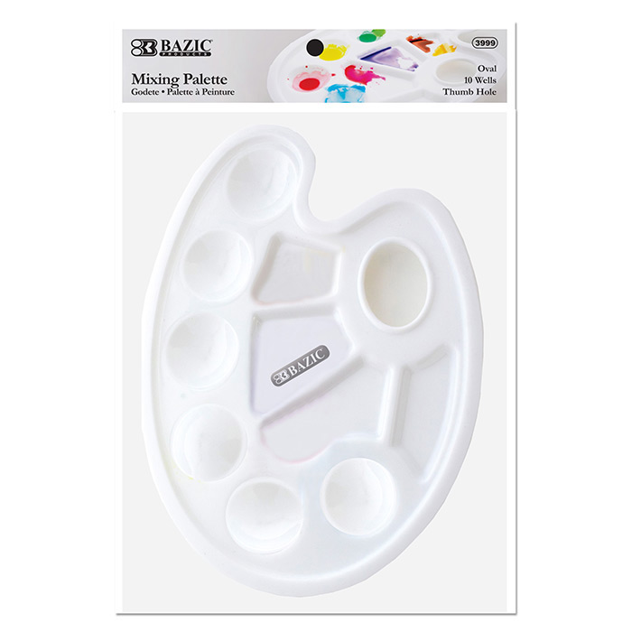 Palette Paint Mixing Tray w/Thumb Hole Oval