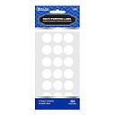 [3808] Label 3/4" Round White 504/Pk