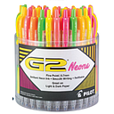 [PIL4213] G2 Premium Retractable Gel Ink Pen, Neons Ink, .7mm, 48/PC(14087)