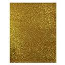 [BARR-FCG013] Foamy tamaño carta con diamantina (Oro) 10/pc