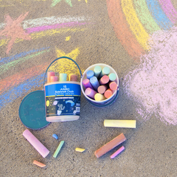 Jumbo Color Chalk (15/Bucket)