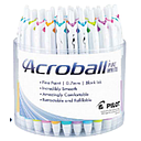 [PIL4350] Acroball pure white, Fine 0.7mm, 48/pc tub, Black ink(13063)