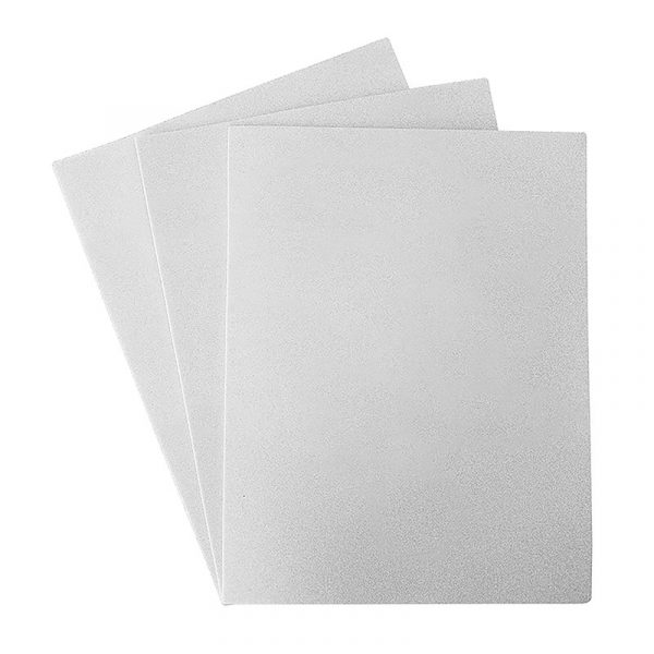 Foamy carta diamantina blanco 10/pc