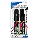 [1213] 8mm Jumbo Chisel Tip Permanent Markers 2/pack