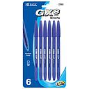 [17021] GX-8 Blue Oil-Gel Ink Pen 6/pack